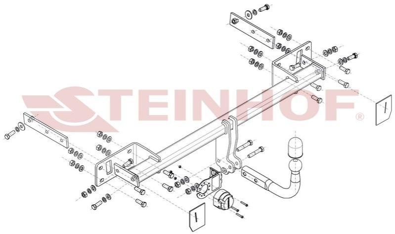 STEINHOF Gancio traino M-105 M-105 Gancio traino MERCEDES-BENZ /8 STEINHOF costo