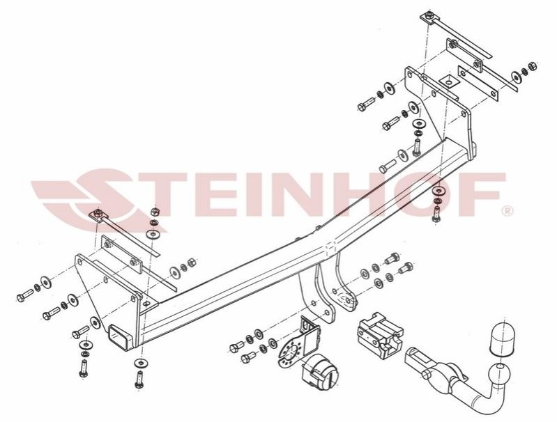 Vetokoukku STEINHOF R-067 RENAULT KOLEOS 2014 Vetokoukku STEINHOF R-067