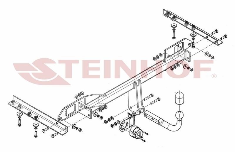 STEINHOF Vetokoukku S-010 STEINHOF S-010 Saab 9-3 Cabriolet YS3F vetokoukku hinta