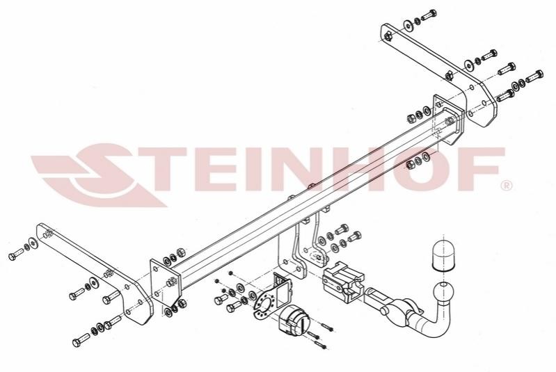 STEINHOF Anhängerkupplung S-390 S-390 STEINHOF AHK Suzuki Swift mk2
