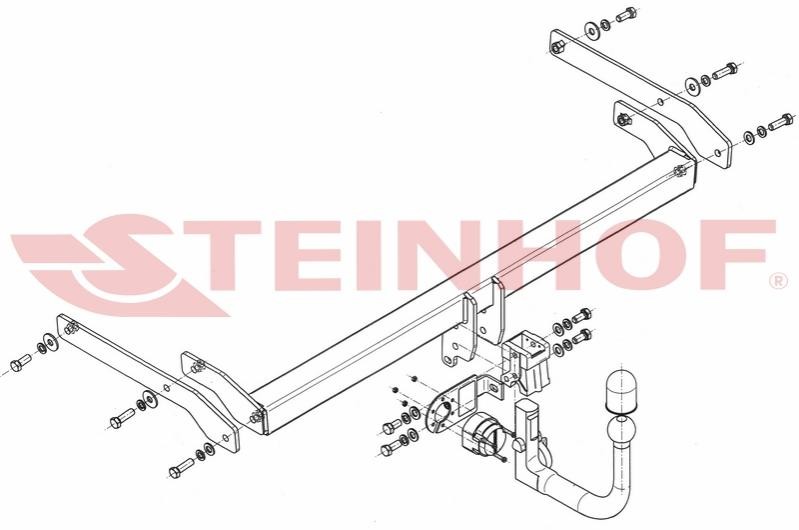 STEINHOF Piekabes āķis S-392 Sakabes āķi STEINHOF Suzuki IGNIS S-392
