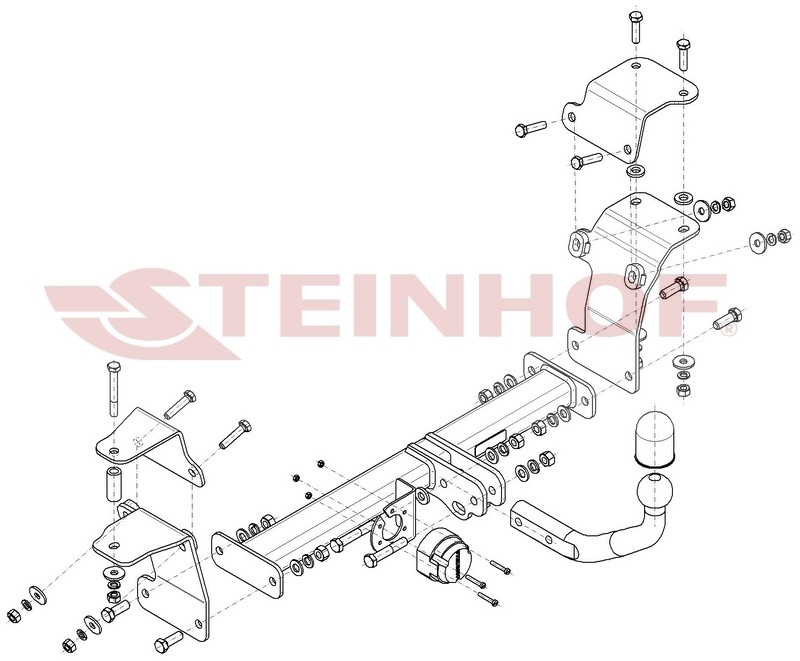 Hengerfeste STEINHOF S-420 STEINHOF S-420 Tilhengerfeste Suzuki CARRY Kassevogn 2021