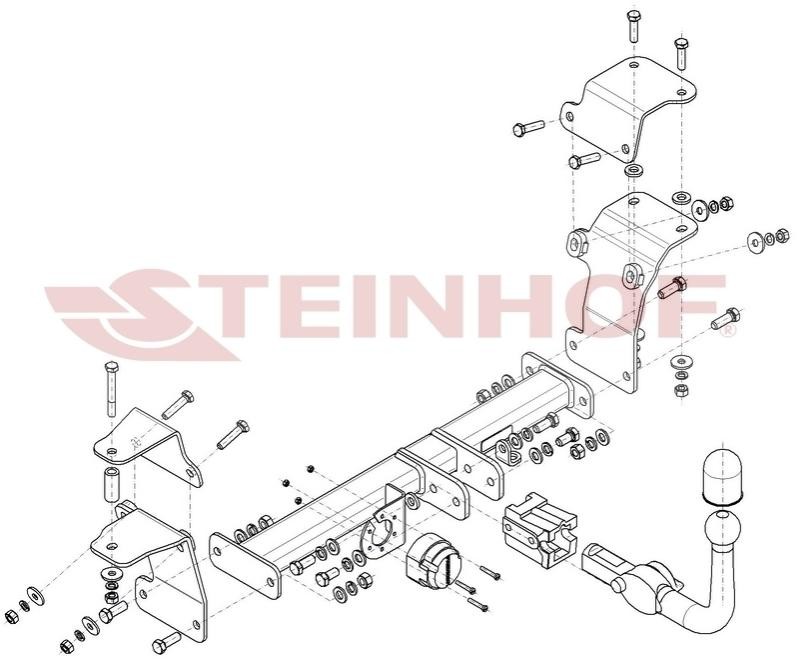 Attelage STEINHOF S-421 STEINHOF S-421 Attache remorque Suzuki IGNIS 2009