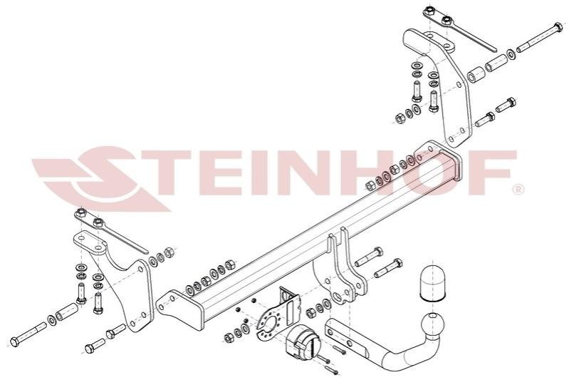 Vetokoukku STEINHOF S-428 STEINHOF S-428: Vetokoukku Suzuki JIMNY 2013