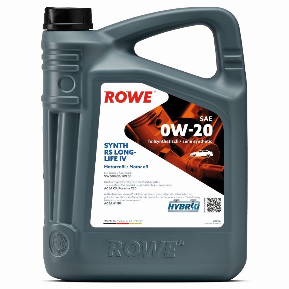 ROWE Motorolie 20036-0050-99 Motor oil ROWE MG 6 20036-0050-99 billig