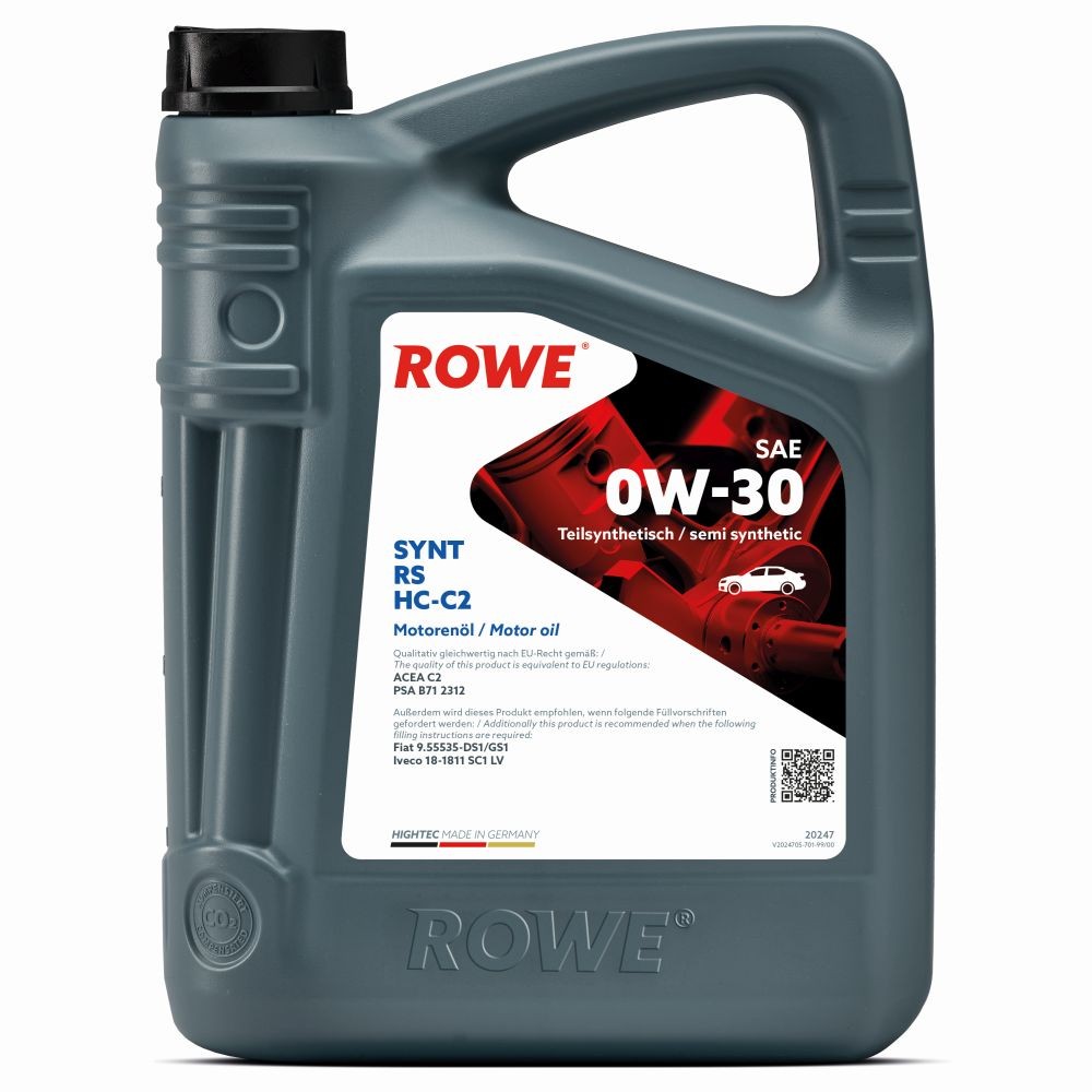 ROWE Motorolja 20247-0050-99 ROWE 20247-0050-99 Motorolja Peugeot 208 Skåpbil original