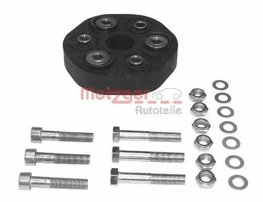 METZGER Hardyschijf 8073502 Askoppelingsplaat ALFA ROMEO METZGER 8073502