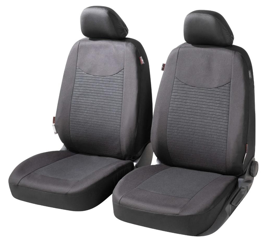 WALSER Coprisedile nero, Poliestere, anteriore WALSER 11858 Coprisedile nero, Poliestere, anteriore accessori 1300 Sedan