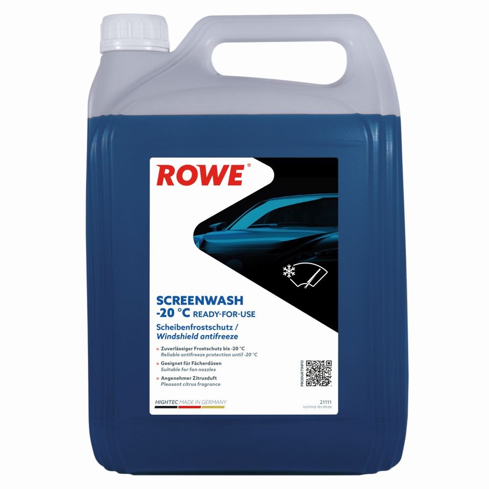 ROWE Ruitenwisservloeistof winter 21111-0050-99 21111-0050-99 HIGHTEC, SCREENWASH -20°C Ruitenvloeistof OPEL COMBO ROWE