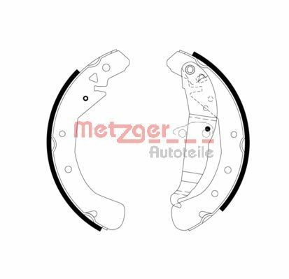 METZGER Jogo de maxilas de travão MG 967 Maxilas de travão METZGER Renault TWINGO MG 967