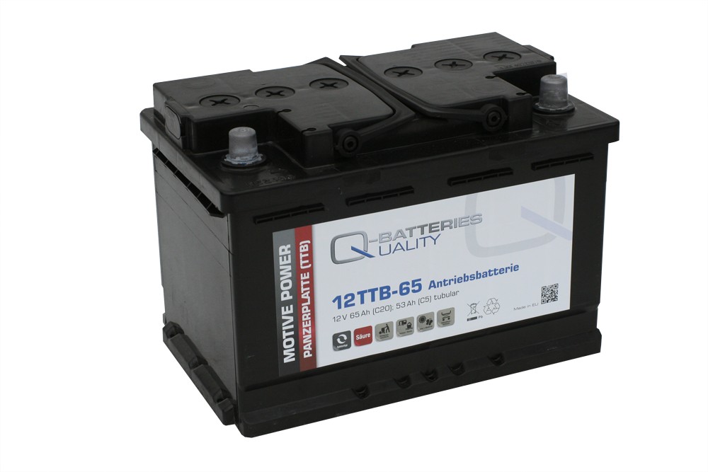 Bateria de arranque Q-BATTERIES 1005927 Q-BATTERIES TTB, 12TTB-65 1005927: Bateria de arranque Kia RIO 2002
