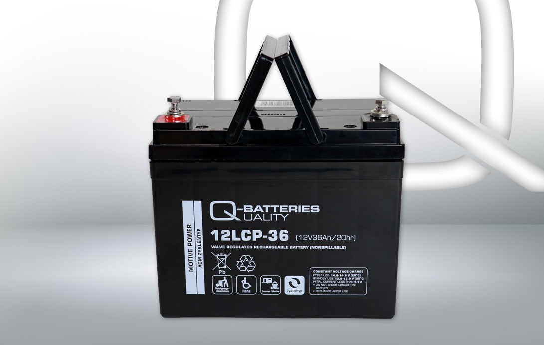Q-BATTERIES Startbatteri 638 Bilbatteri Q-BATTERIES 121 638 billige