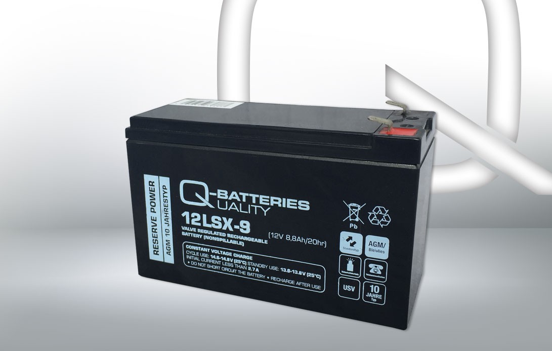 Q-BATTERIES Batterie 9879965 Autobatterie Q-BATTERIES Lancia THESIS LSX, 12LSX-9 9879965
