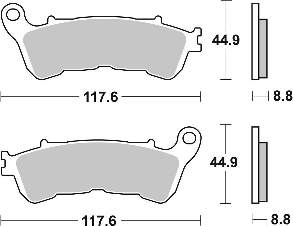 sbs Kit pastiglie freni 192HF 192HF sbs Pastiglie freno sportive catalogo