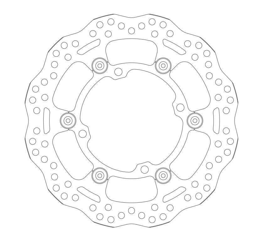 sbs Brzdový kotouč 7011 Športové brzdové kotúče SMART sbs OVERSIZE DISC 7011