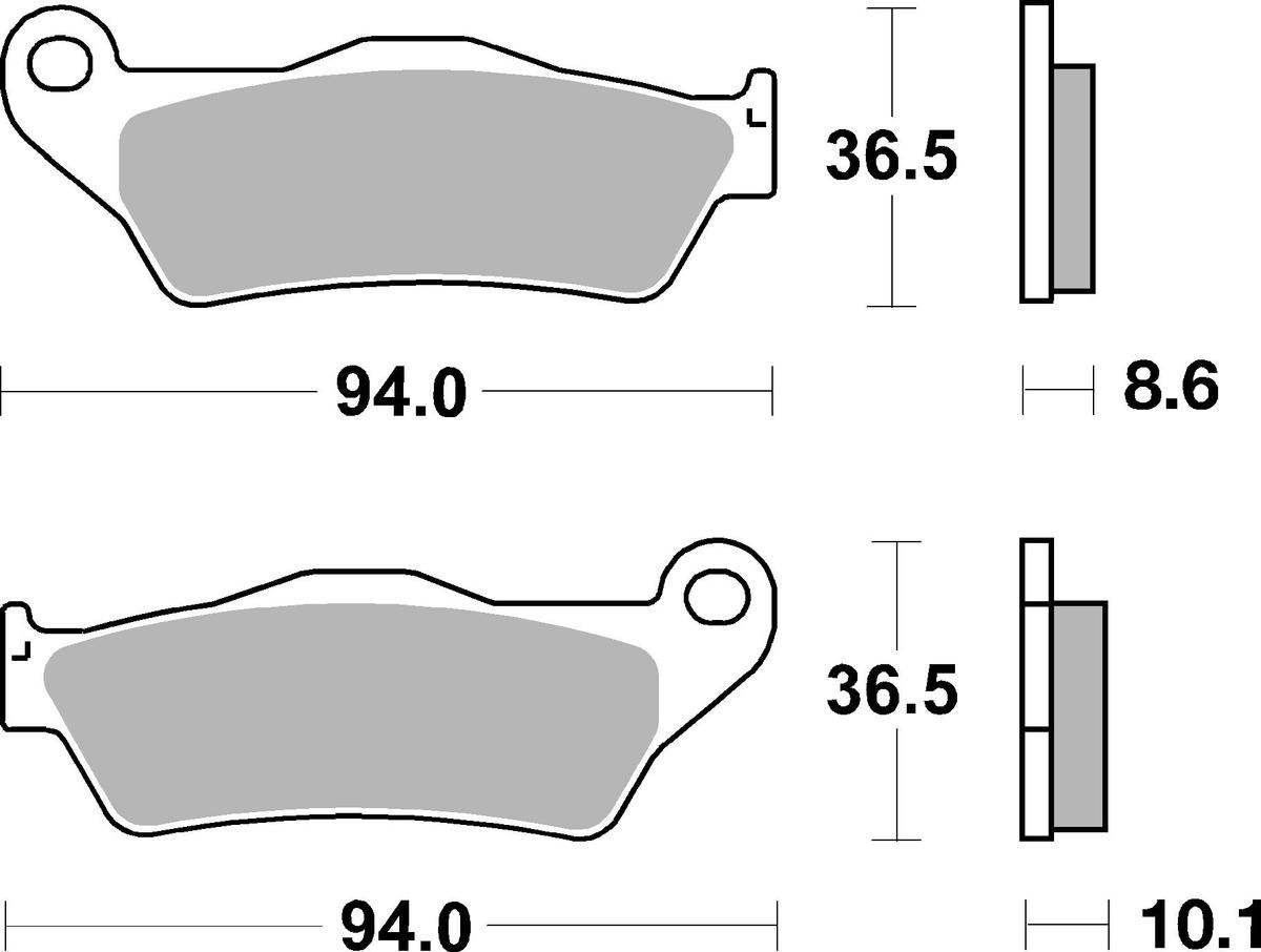 sbs Kit pastiglie freni 742HF 742HF Pastiglie freno sportive sbs prezzo