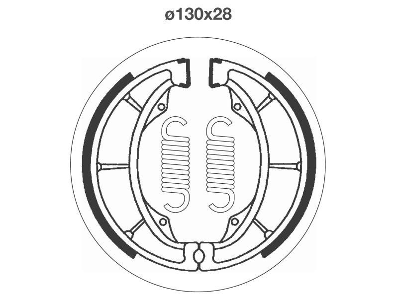 sbs Brake Shoe Set 2183 Peugeot EXPERT sbs brake shoes 2183