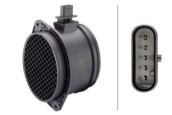 HELLA Débitmètre d'air 8ET 358 095-701 8ET 358 095-701 Débitmètre d'air HELLA BMW 02