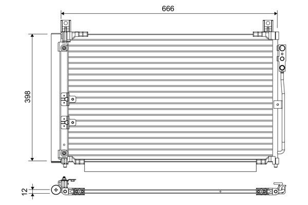 VALEO Condensatore climatizzatore 822670 VALEO 822670 Condensatore aria condizionata G V36 originale prezzo