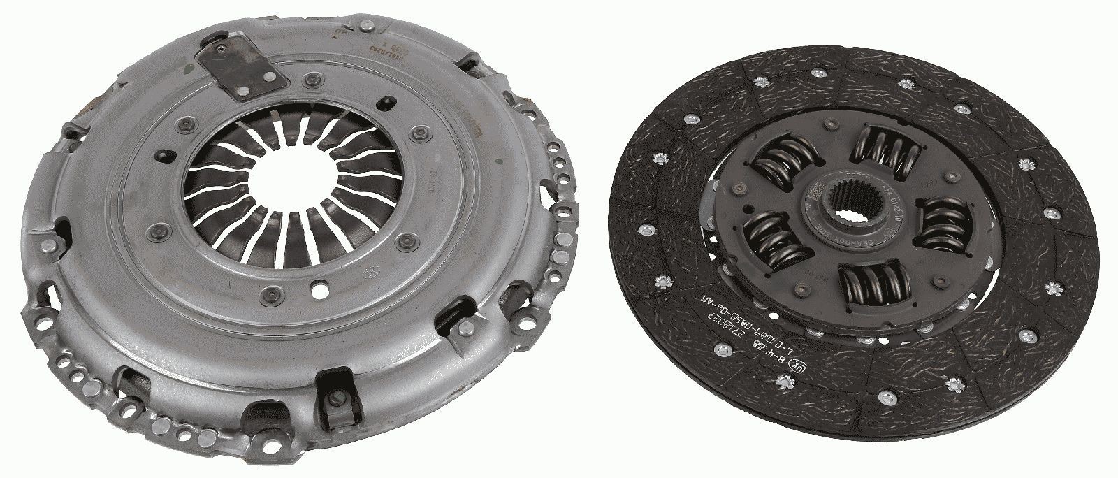 SACHS Clutchsett 3000 950 736 SACHS 3000 950 736 Clutchdeler Amarok 2H 2024