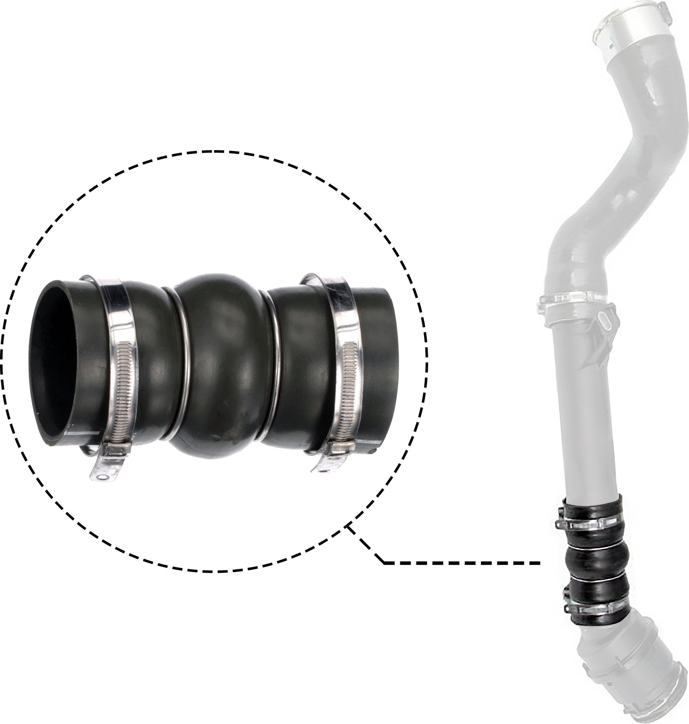 GATES Laadluchtslang 09-1423 09-1423 Turboslang GATES RENAULT SCÉNIC