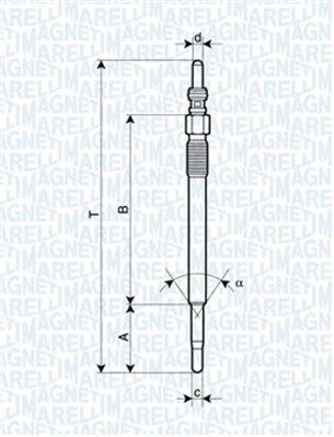 MAGNETI MARELLI Hehkutulppa 062900048304 062900048304 MAGNETI MARELLI Hehkutulppa PEUGEOT