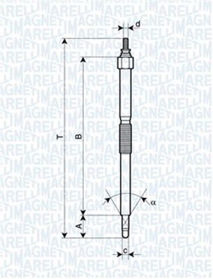 MAGNETI MARELLI Glödstift 062900054304 062900054304 MAGNETI MARELLI glödstift Nissan CABSTAR E