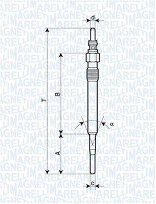Eelsüüteküünlad MAGNETI MARELLI 062900058304 MAGNETI MARELLI 062900058304: Eelsüüteküünal Audi A8 2000