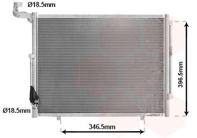 VAN WEZEL Kondensator, klimaanlegg 18015722 VAN WEZEL 18015722 Ac radiator Ford Ecosport mk2 pris