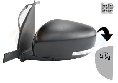 VAN WEZEL Buitenspiegel 5226827 VAN WEZEL 5226827 originele Spiegel Suzuki Alto GF kosten