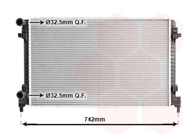 VAN WEZEL Ψυγείο, ψύξη κινητήρα 58012734 VAN WEZEL 58012734 Ψυγειο νερου Seat Arona φθηνά