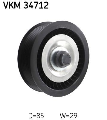 SKF Geleiderol / omdraairol v-snaren VKM 34712 VKM 34712 Geleiderol SKF FORD TRANSIT