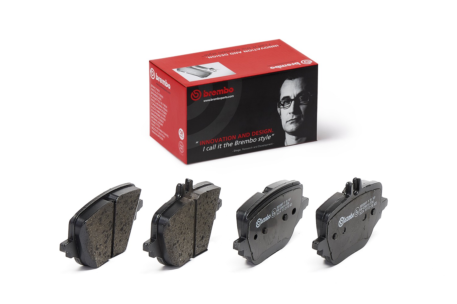 BREMBO Pastilhas de travão P 50 169 BREMBO P 50 169 Pastilhas de travão MERCEDES-BENZ Classe E Sedan (W214) E 220 d (214.004) 197 cv 2023