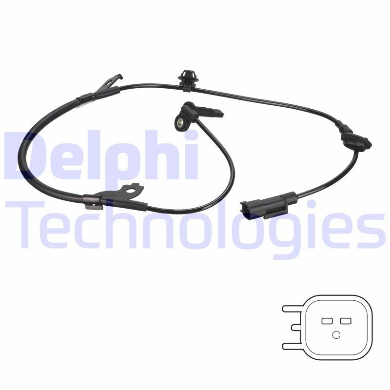 DELPHI ABS-Sensor SS20437 Raddrehzahlsensor DELPHI GALANT SS20437 günstig