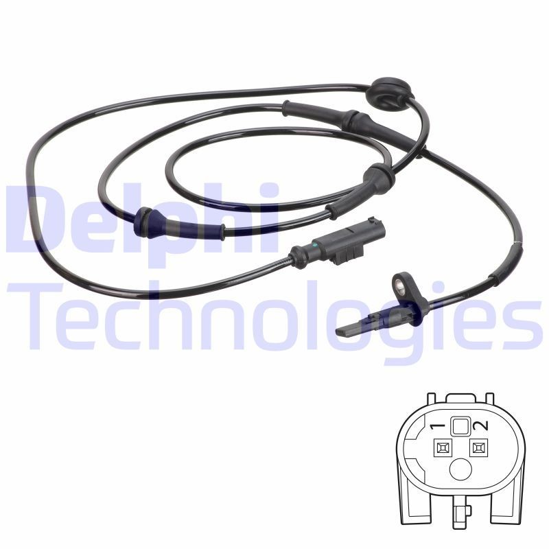 DELPHI Devējs, Riteņu griešanās ātrums SS20711 DELPHI 901278 Devējs, Riteņu griešanās ātrums SS20711