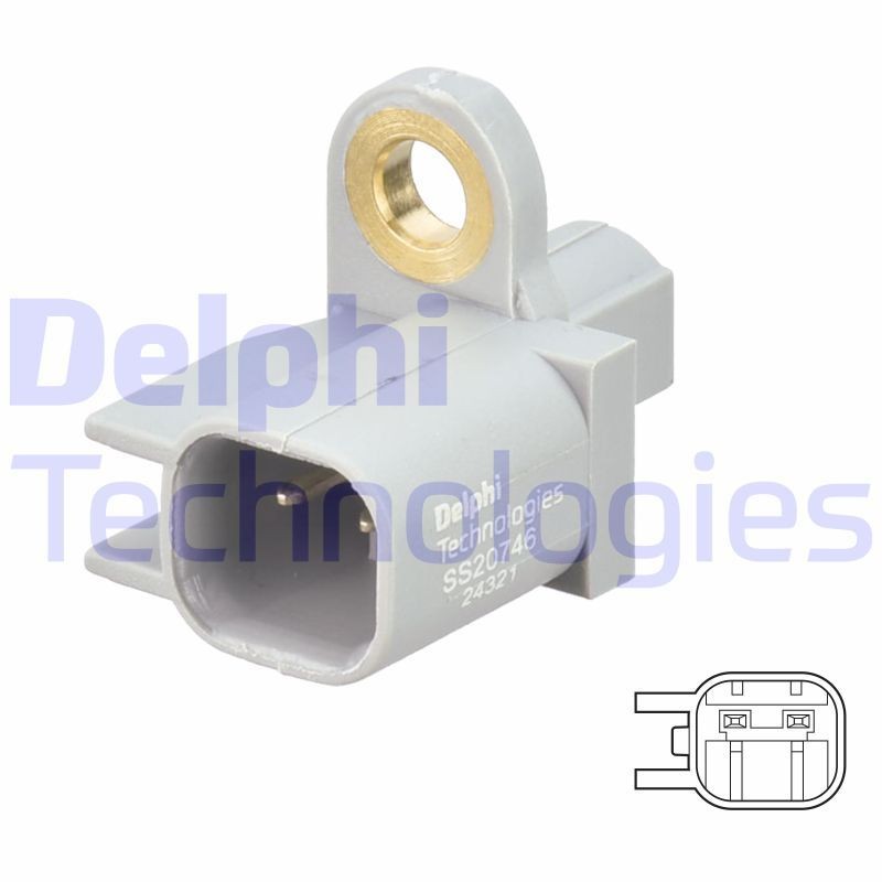 DELPHI ABS-givare SS20746 FORD abs-sensor DELPHI SS20746