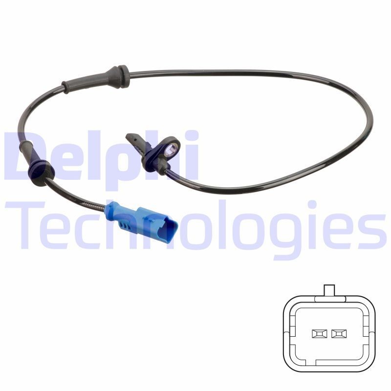 DELPHI Αισθητήρας, στροφές τροχού SS20748 DELPHI SS20748 Αισθητήρας ABS Peugeot 208 1 Hatchback φθηνά