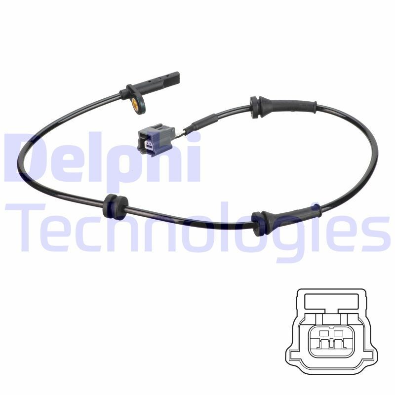 DELPHI Capteur ABS SS20796 DELPHI SS20796 Contrôle capteur ABS Qashqai J11 d'origine prix