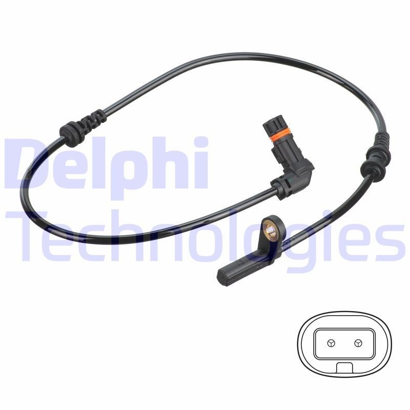 DELPHI Capteur ABS SS20797 DELPHI SS20797 Capteurs ABS Mercedes A124 prix