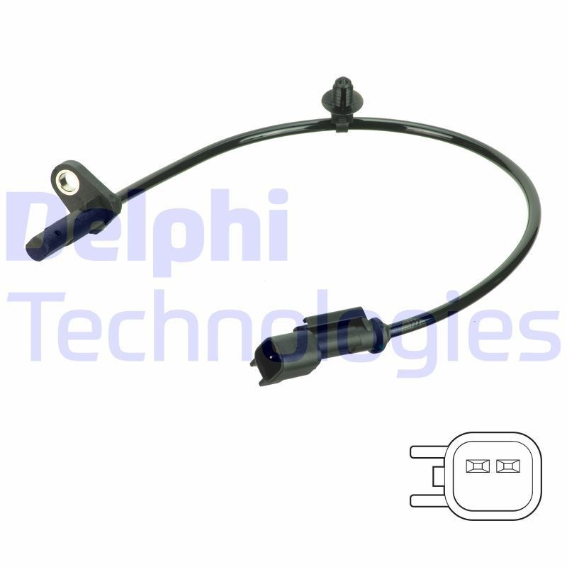 DELPHI ABS-givare SS20805 FORD hjulvarvtalssensor DELPHI SS20805