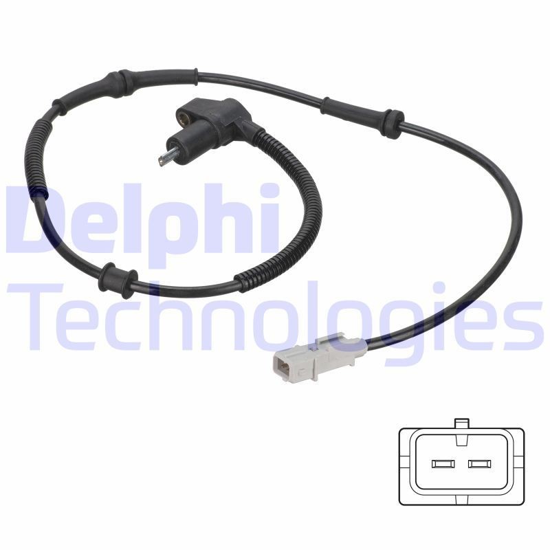 Capteur ABS DELPHI SS20811 DELPHI SS20811 Capteur de roue Citroën XSARA 2020