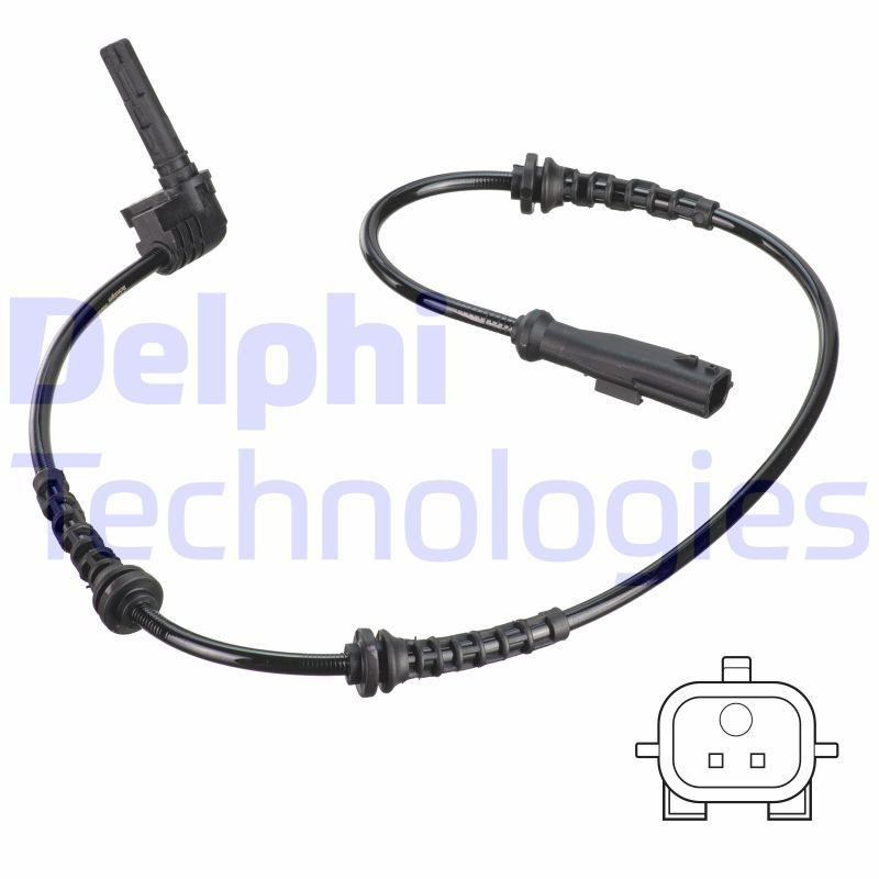 DELPHI Sensor, ABS SS20820 DELPHI SS20820 ABS sensor Renault GRAND SCÉNIC originale