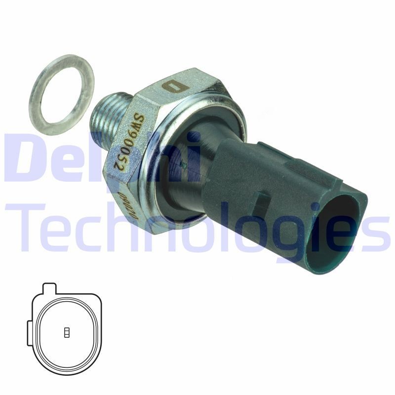 DELPHI Oliedruksensor SW90052 SW90052 Oliedruksensor DELPHI MERCEDES-BENZ 123-serie