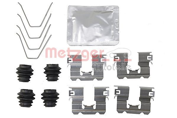 METZGER Monteringssett, bremseklosser 109-0137 METZGER 109-0137 Tibehørsett, skivebremse belegg KIA XCeed (CD) til en fordelagtig pris
