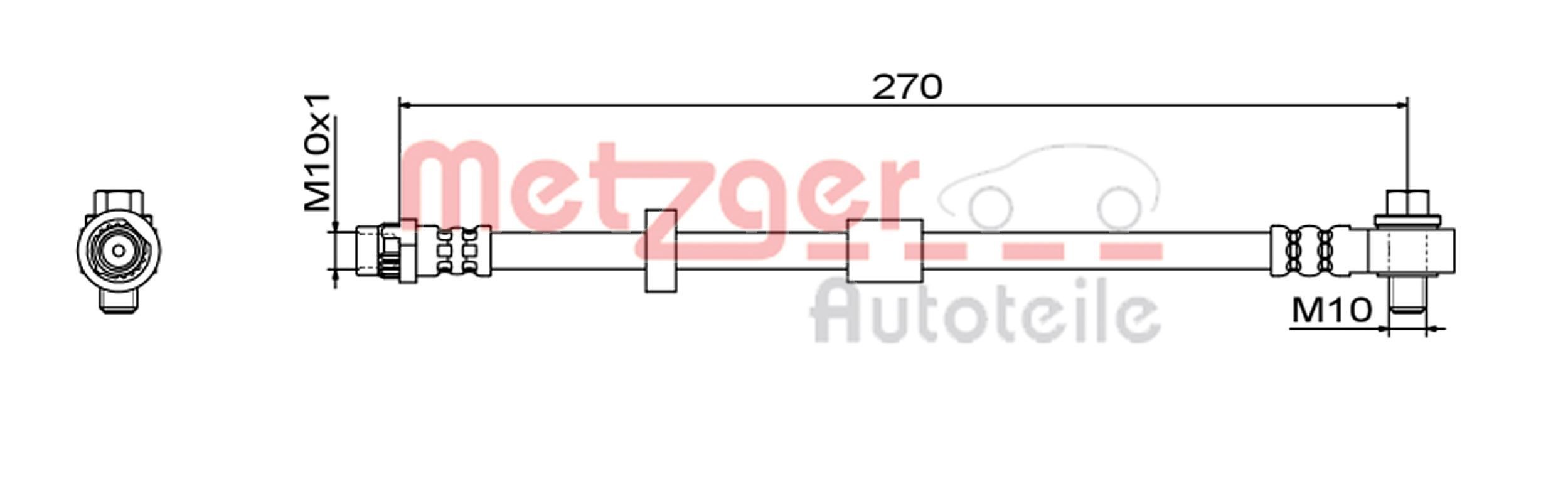 METZGER Remslang 4111579 Volvo AMAZON Remslang METZGER 4111579