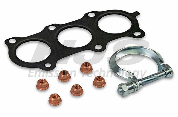 Kit de montagem, catalisador HJS 82 23 9061 HJS 82 23 9061 Kit de montagem sistema de escape Renault TWINGO 2018