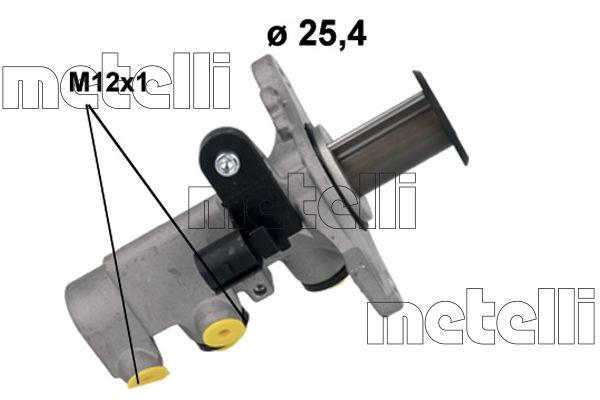 Hovedbremsesylinder METELLI 05-1251 METELLI 05-1251: Bremsepumpe Volkswagen TIGUAN 2011