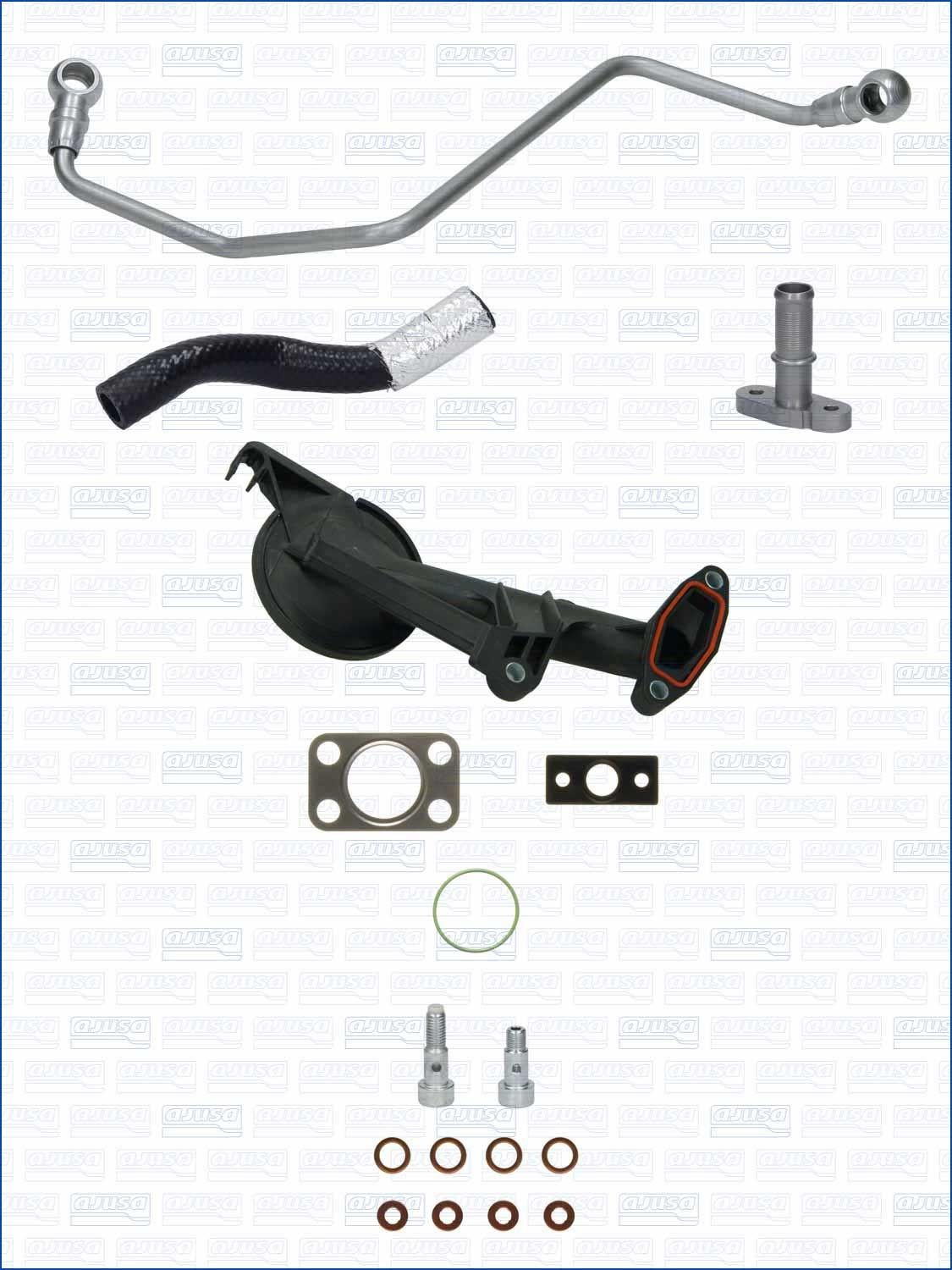 Kit montaggio turbocompressore AJUSA OPK00020 AJUSA OPK00020 Kit montaggio turbina CITROËN C3 2004