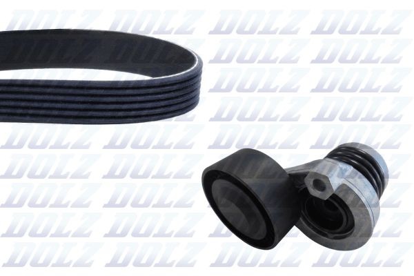 DOLZ Σετ ιμάντων poly-V SKD202A Κιτ ιμάντα κίνησης DOLZ Citroën C2 SKD202A