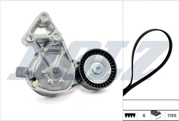 DOLZ Keilrippenriemensatz SKD217A Keilrippenriemensatz DOLZ Citroën C4 SKD217A